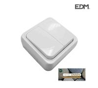 EDM Interruptor de superficie Serie Onsen eDM 43166 Doble Multicolor