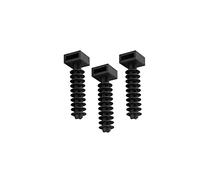 EDM 48187 Taco Negro Nº6 para Brida, Paquete de 100 Unidades, Negro