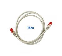 EDM 56039 Cable Utp 6 Latiguillo Rj45 Cobre Lszh, Gris, 15 M, Gris