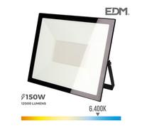 EDM Foco proyector LED 70337 - 150 W, 6400K - Negro