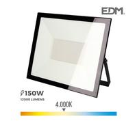 Edm 70338 foco proyector led 150w, 4000k, negro