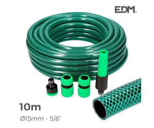 Edm 74068 kit manguera jardín basic line con Ø int 15 x ext 19 mm (5