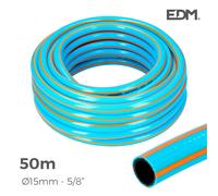 Edm 74082 manguera jardín profesional con Ø int 15 mm x Ø ext 20 mm