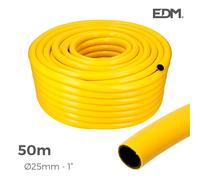 Edm Manguera Agrícola ø25 mm 1" 50m Amarilla PVC Antitorsión 3 Capas Anti-UV Anti-Algas 25 bar