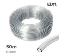 Edm 74253 manguera cristal con Ø int 8 mm x Ø ext 12 mm, 50 m