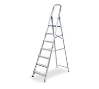 EDM 75056 Escalera Domestica Aluminio 7 Peldaños, Multicolor