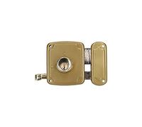 Edm 85261 cerradura derecha 3 llaves incluidas, 80 mm, dorado