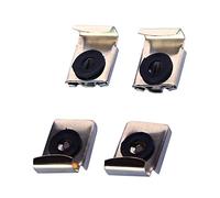 EDM 85561 Juego Grapas Luna Regulables, Plateado