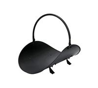 EDM 85753 Cesta Metálica para Leña, Negro