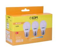 EDM Bombillas LED 98201 – Kit 3 esféricas, luz cálida