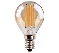 Edm 98622 Bombilla Esferica Filamento, Led Cristal Vintage, Luz Calida