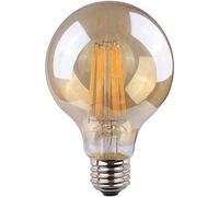 Edm 98626 bombilla globo filamento led cristal vintage, luz calida