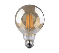 Edm 98627 Bombilla Globo Filamento Led Cristal Vintage, Luz Calida