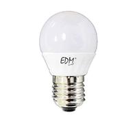 Edm 98947 Bombilla Esferica Led, Luz Calida