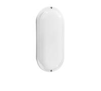 EDM Aplique de Pared 32448 Blanco Plástico F 18 W 120 W 1820 LM Sensor de Movimiento Sensor de luz Ovalado (4000 K)