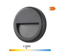Edm Aplique LED Redondo 6W 570 lm 4000K Luz Día IP65 Ø14 x 2,8 cm