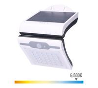EDM Aplique LED Solar Blanco con Sensor de Movimiento 6500 K 2 W 220 lm