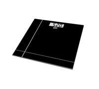 Edm Báscula de Baño Digital Negra, Máximo 180 kg, Perfil Ultrafino, Pantalla LCD
