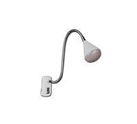 EDM FLEXO LED CON CLAVIJA 4W MODELO ATHENS COLOR BLANCO 220-240V CUELLO FLEXIBLE