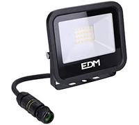 Edm foco proyector led 20w 1520lm 6400k luz fria black series 12,4x10,