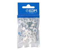 EDM Grapa Blanca Cable Manguera Tubular 2x1 N° 6 ENVASADA