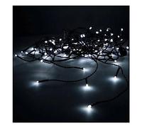 EDM GRUPO 71265 Cortina Led Easy-Connect, Blanco Frío, 6 Tiras, Normal