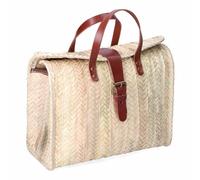 EDM Maletín Milan Hoja de Palma Hebilla Piel 32 x 26 cm
