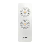 EDM Mando a Distancia para Ventilador 33820 Báltico 33820 Blanco Recambio