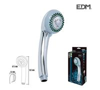 Edm - mango ducha clasico 3 funciones cromado 50x195mm - edm 01340