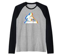EDM Music Trippy House DeeJay DJ Vaporwave Techno Rave Party Camiseta Manga Raglan