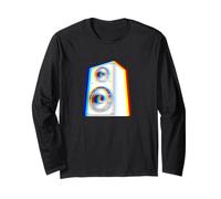 EDM Music Trippy Retro Altavoz Vaporwave Techno Rave Party Manga Larga