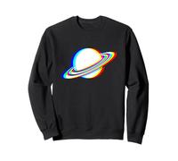 EDM Music Trippy Saturn Planet Vaporwave Techno Rave Party Sudadera