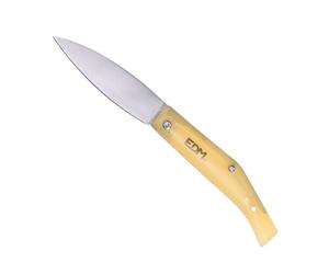 Edm Navaja ANETO Plegable Mango Plástico Acero Inoxidable Profesional 22cm Marrón