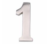 EDM NUMERO 1 NIQUEL MATE 10CM FIJACION INVISIBLE