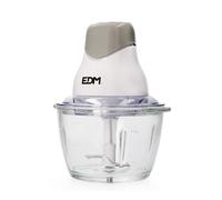 Edm 07669 picadora con recipiente de cristal, 320 w