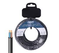 Edm product cable eléctrico manguera edm 28730 negro 2 x 0,75 mm 15 m