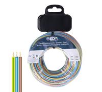 EDM Product Cable Paralelo EDM 28737 Azul Marrón 25 m Carrete h07z1-k - Marca EAN: 8425998287370
