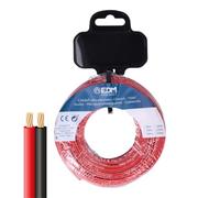 EDM Product Cable Paralelo Plano EDM 28710 Negro Rojo 50 m 2 x 1 mm - Marca EAN: 8425998287103