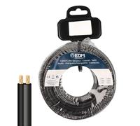 EDM Product Cable Paralelo Plano EDM 28712 Negro 10 m 2 x 0,75 mm - Marca EAN: 8425998287127