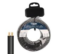 EDM Product Cable Paralelo Plano EDM 28716 Negro 50 m 2 x 0,75 mm - Marca EAN: 8425998287165