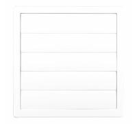 EDM Product Rejilla de ventilación EDM 87735 Blanco Ø 10 cm 17 x 17 cm - Marca EAN: 8425998877359