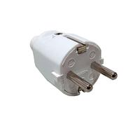 EDM R42001 Clavija Goma 10/16 A T/Tl Ip44, Blanco, 4.8 mm