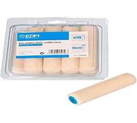 EDM RECAMBIO MINI RODILLO LANA 110MM 10PZS PELO CORTO ESPECIAL PARA BARNICES Y PINTURAS PARA SUELOS