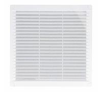 EDM Rejilla de ventilación 87706 Blanco 25 x 25 x 0,7 cm Mosquitera