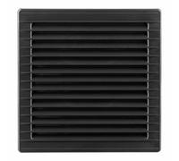 EDM Rejilla de ventilación 87726 Antracita 17 x 17 x 1,15 cm Mosquitera