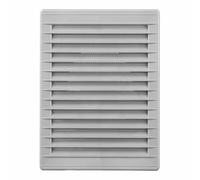 EDM Rejilla de ventilación 87734 Gris 13,5 x 20,5 cm Mosquitera