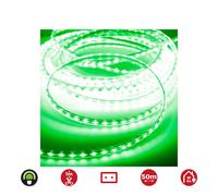 Edm tiras led 72703 verde 4,2 w x 1 m 50 m 350 lm