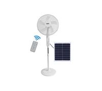 EDM Ventilador de Pie 33523 Blanco 25 W Solar