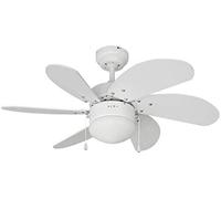 Edm ventilador de techo aral 50w 76cm blanco 1xe14 60w 33985