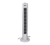 Ventilador de torre potencia: 45w blanco 21x78cm edm